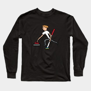 Curling Long Sleeve T-Shirt